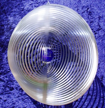 Windspiel Rund "Kugel 40", 300 mm, hellblau